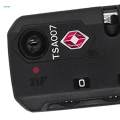 TSA 002 Secure Luggage 3 Digit Combination Lock Suitcase Bag Code Lock Padlock - Portable and Lightweight - TSA13116 Black.
