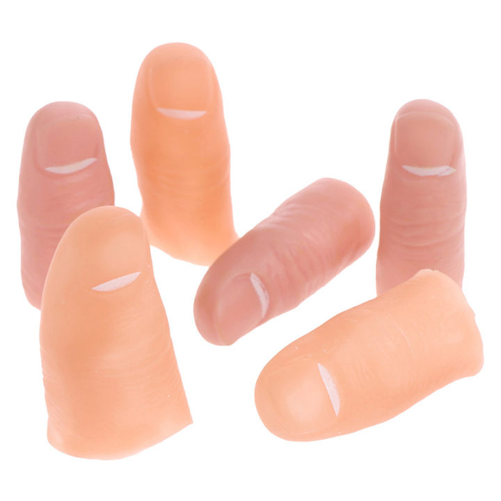 5pcs%20Thumb%20Tip%20Finger%20Fake%20Magic%20Trick%20Close%20Up%20Vanish%20Appearing%20Finger%20Toys%20-%20Image%202