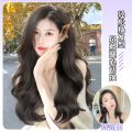 Wig for Women Wig Set Long Three-Piece Large Wavy Net Red Artificial Hair Hair Extension Long Curly Hair Long Straight Hair Hair Extension.