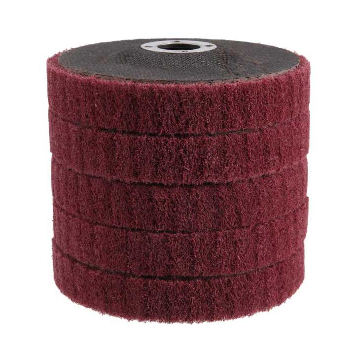 5Pcs 4 Inch Polishing Grinding Wheel,Scouring Pad for Angle Grinder