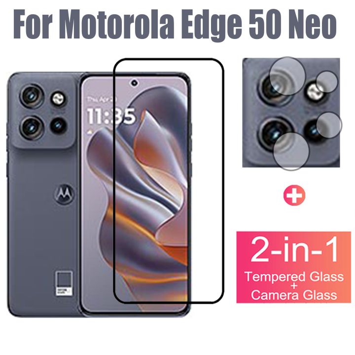 Motorola Edge 50 Neo Tempered Glass Full Coverage Glass Film For