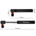 Mini Bicycle Pump Aluminum Alloy Ultra-Light MTB Road Bike Tire Inflator Schrader Presta Valve Cycling Air Hand Pump. 