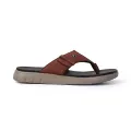 Vibrant Brown Leather Sandel for Men. 