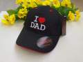 Popular I Love Dad embroidery Baby Cap for 0-8 years baby. 