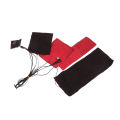 4 In 1 USB Clothes Heater Pad W/3 Gear Adjustable Temperature Electric Heating Sheet Winter Heating Warmer Pad For Vest Jacket Demoo. 