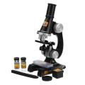 Microscope Kit Lab 100X 200X 450X Home School Science Educational Toy Gift Refined Biological Micros. 