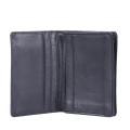 Black Leather Card Holder For Men.