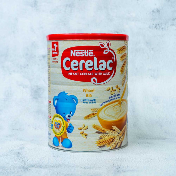 International European food item Cerelac infant cereals Wheat with Milk 12 months (Honey) - 400 gm