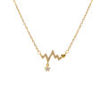 Heart Pendant Necklace for Women Adjustable Zinc Alloy Chain for Party and Casual Wear.