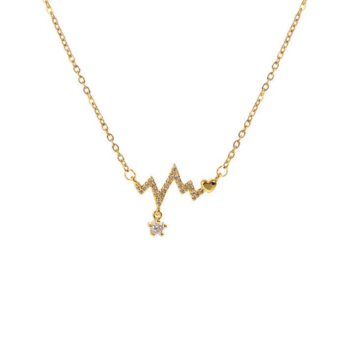 Heart%20Pendant%20Necklace%20for%20Women%20Adjustable%20Zinc%20Alloy%20Chain%20for%20Party%20and%20Casual%20Wear%20-%20Image%202