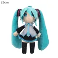 Original Hatsune Miku Doll Christmas Style Hatsune Cos Doll Japanese Anime Take Green Onion Bowknot Hatsune Girl Gift Plush Toy. 