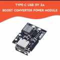 Power Bank Circuit Module Type-C USB 5V 2A Boost Converter Step-Up Power Module. 