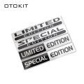 OTOKIT Aluminum Special Limited Edition Car Trunk Decal Sticker Badge Emblem For Motorcycle Decals Car Tuning Decoration.
