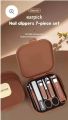 7PCS Portable Manicure Pedicure Set Stainless Steel Professional Nail Clipper Beauty Kit for man and women-The Asia Express.
