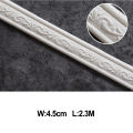 Skirting Border Wall Trim Line 3D Decorative Edging Environmental Foam Border Frame Multi-purpose Strip Waist Line Wall Sticker.