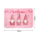 Welcome Mat Scratch Resistant Multifunctional Gnome Decorative Door Rug. 