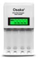 Osaka Ultra Fast Charger OSK-C903W LCD Charger for AA and AAA Ni-mh Rechargeable Batteries (White).