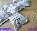 1.00 Gram Silica Gel 200 Pcs (Zip Lock Pack), Transparent Desiccant, Desiccant Packets for Storage, Moisture Packs for Camera box, Spices Jewelry Shoes Boxes Electronics Storage, Food Safe. 