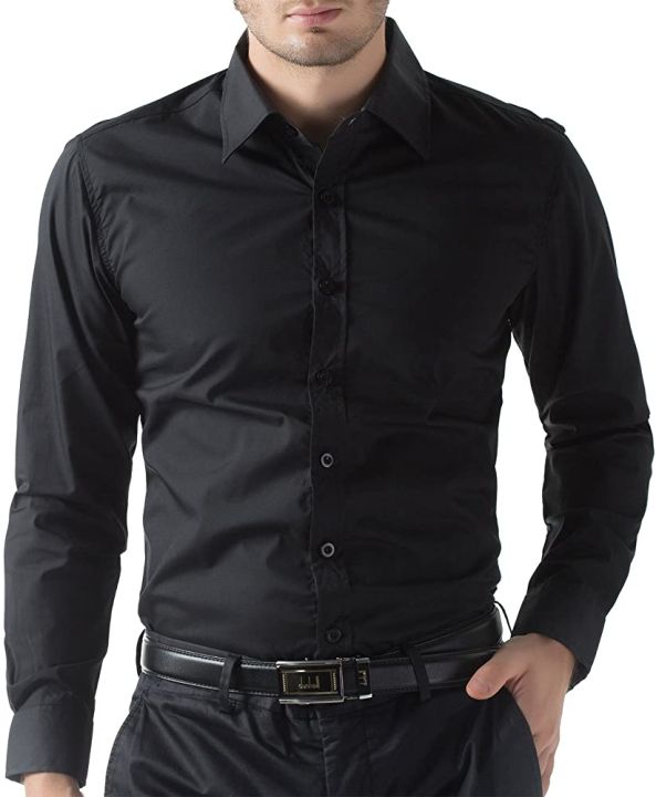 Black%20&%20White%20Cotton%20Formal%20Shirt%20For%20Men%20%E2%80%93%20Stylish%20Long%20Sleeve%20Office%20&%20Casual%20Shirt%20-%20Image%203
