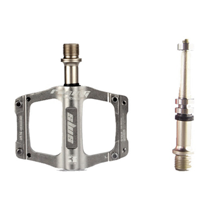 Shanmashi%203%20Bearing%20Aluminum%20Alloy%20Ultralight%20Pedals%20Mountain%20Bike%20Pedals%20Flat%20Pedals%20Outdoor%20Sports%20Bike%20Parts%20Titanium%20Color%20-%20Image%205
