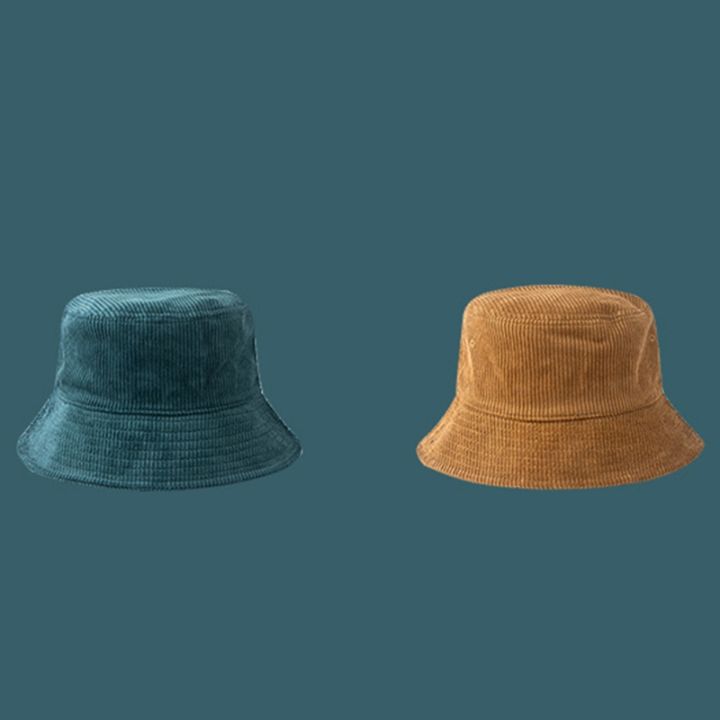 Winter%20Warm%20Corduroy%20Velvet%20Bucket%20Hat%20Ribbed%20Solid%20Color%20Fisherman%20Cap%20-%20Image%205