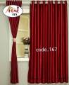 Home tex curtain solid color blue,crem ,marun porda 5 kuchi. 