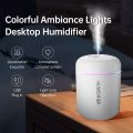 Aroma Diffuser with LED Light, USB Powered Cool Mist Air Humidifier H09.