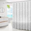 Waterproof Bath Curtains With Hooks Shower Curtain 180cm X 180cm For Families Apartments Dormitories Hotels 2022 new. 