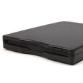 Portable External 3.5 USB 1.44 MB FDD Floppy Disk Drive Plug Play for PC Windows 2000/XP/Vista/7/8/10 Ma-c 8.6 or Upper Black. 