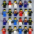 Cartoon Building Block Man Kids Compatible Small Particle City Building Doll Boy & Girl Educational Toys.