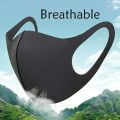 Anti-Pollution Protector Washable Breathable Reusable Windproof Dustproof Slim Face Sponge Black for Men & Women face mask. 