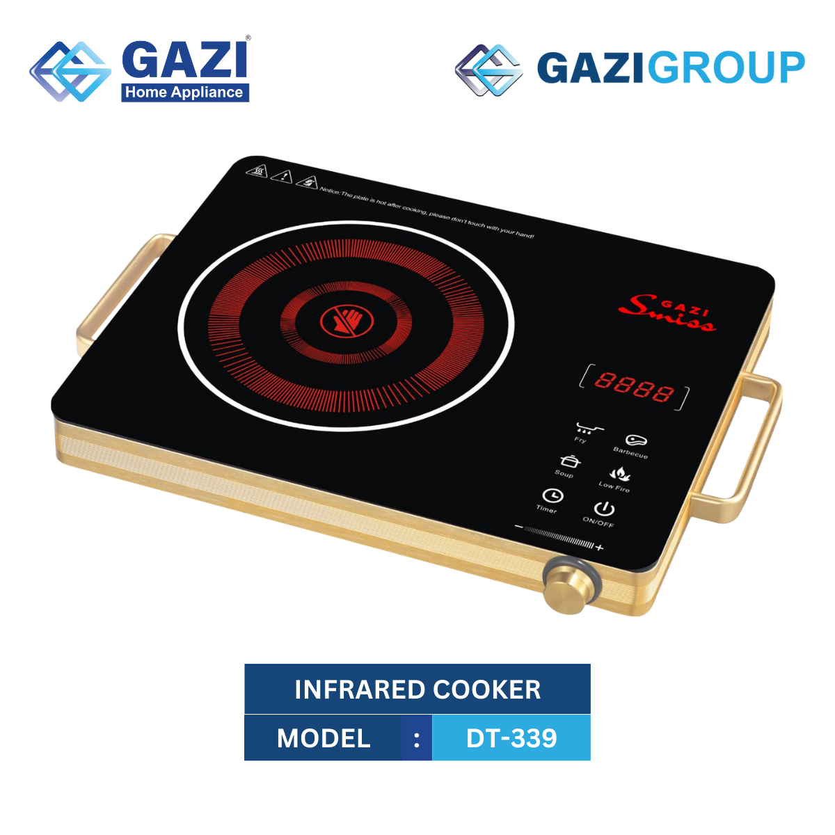 Gazi Smiss Infrared Cooker ALP-DT-339