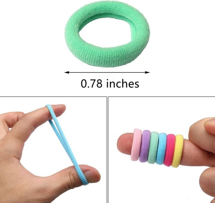 50Pcs%20Hair%20Ties%20Seamless%20Elastic%20Hair%20Bands%20Small%20Hair%20Ties%20for%20Women%20Baby%20Toddler%20Girls%20Rubber%20Bands%200.78%20inches%20Elastic%20Ponytail%20Holders%20-%20Image%203
