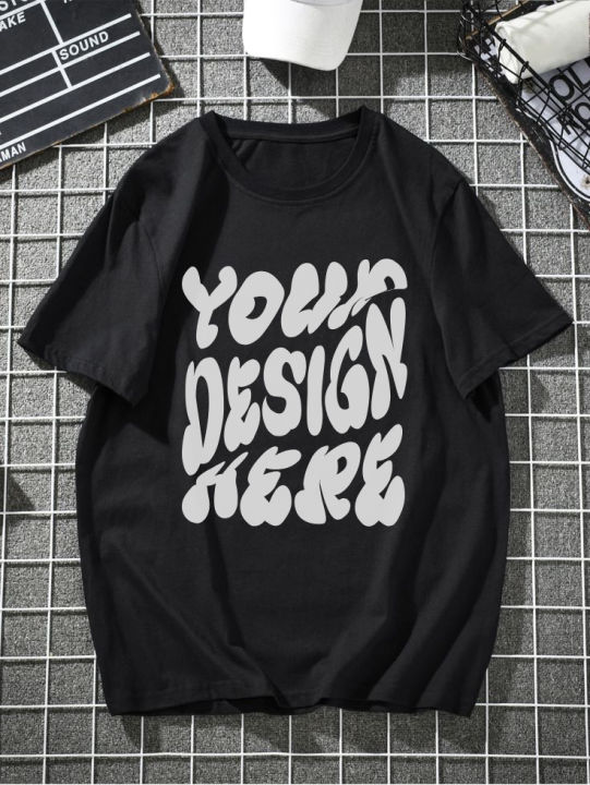 Versatile -Choice and Remark -180 Gsm Cotton Customize A3 design print  on-demand T-shirt For men