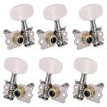 6Pcs 3R3L Guitar Tuning Pegs Open Machine Heads Acoustic Folk Guitar Tuning Peg Tuners Part.