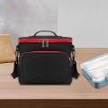 Large Lunch Box Insulated Front Pocket Bag for Office Work Hiking. 