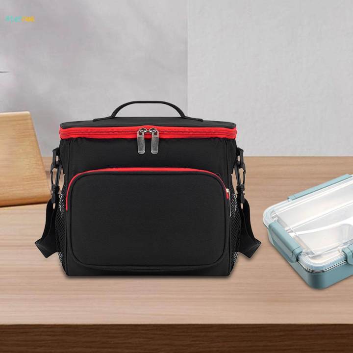 Large Lunch Box Insulated Front Pocket Bag for Office Work Hiking