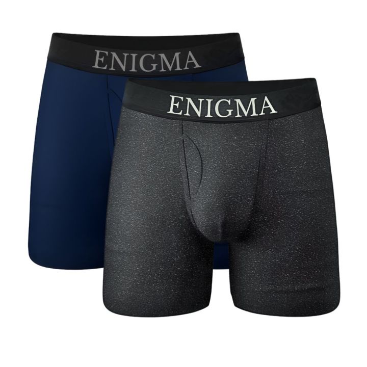 Enigma%20Premium%20Mens%20Underwear/Long%20Boxer%20Brief/With%20Front%20Fly%20Opening%20-%20Navy%20Blue%20&%20Space%20Grey%20-%20Non%20Ride%20Up%20-%20Comfortable%20Fit%20(2%20Piece%20Set)%20-%20Image%202
