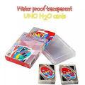 UNO Waterproof Cards Game 108 Cards PVC Transparent Play Cards Kids. 