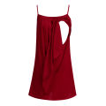 2024 Wholesale Postpartum Woman Strap Tees for Nursing Sleeveless Maternity Breastfeeding T-Shirt Summer Lactation Clothes 4 Colors Myhappinessisyou.