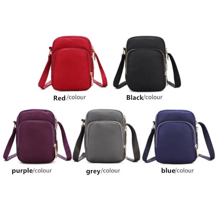 Women's%20Bag%20Waterproof%20Shoulder%20Bag%20Crossbody%20Zipper%20Mobile%20Phone%20Lady%20Female%20Multifunction%20Handbag%20Wrist%20Purse%20Womens'%20Pouch%20-%20Image%203