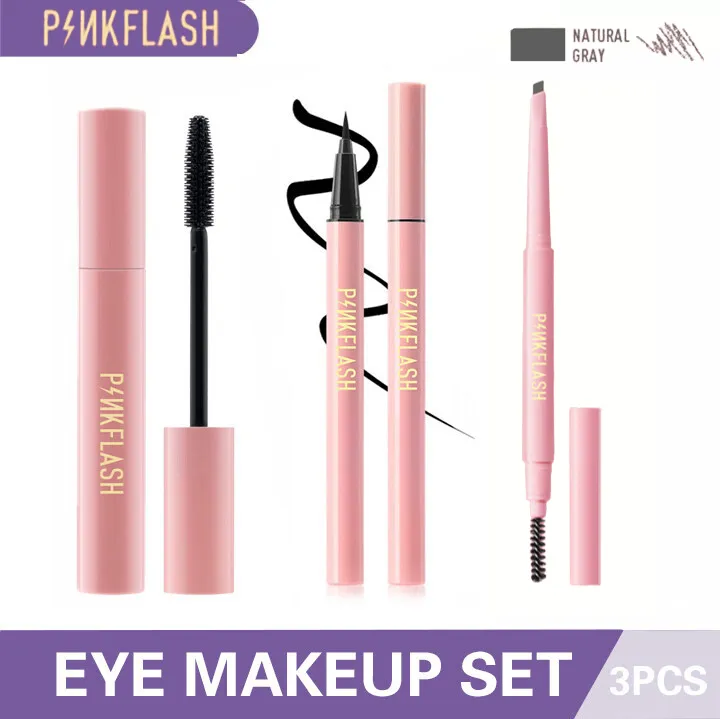 Erya%20PINKFLASH%20The%20Hottest%20Beauty%20Makeup%20Set%203pcs%20Set%20Mascara%20+%20Eyeliner%20+%20Eyebrow%20pencil%20/%20Eyelash%20curler%20Day%20And%20Night%20Waterproof%20Eye%20Makeup%20Set%20-%20Image%204