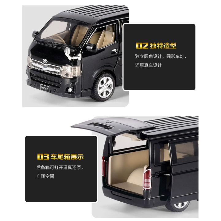 1:32%20Toyota%20Hiace%20Van%20Diecasts%20Alloy%20Car%20Luxurious%20Simulation%20Toy%20Vehicles%20Metal%20Car%206%20Doors%20Open%20Model%20Car%20Sound%20Light%20Toys%20For%20Gift%20-%20Image%2010