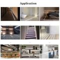 Black U/V/YW Style Shaped 50cm Silver Aluminium LED Bar Light Channel Holder Cover Connector LED Strip Light Bar Cabinet Lamp. 