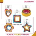 🍪 Cookie Cutters Set (5pcs) – Fun Shapes for Easy Baking & DIY Treats 🌟🌸🎄❤️🍪 (Shapes: Flower, Gingerbread, Heart, Round, Square, Star, Tree) – Perfect for Cookies, Fondant & Crafts!. 