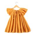 Girls Dress Sleeveless Princess Dress Kids Dresses Children Clothes Solid Kids Baby Girl Dress. 