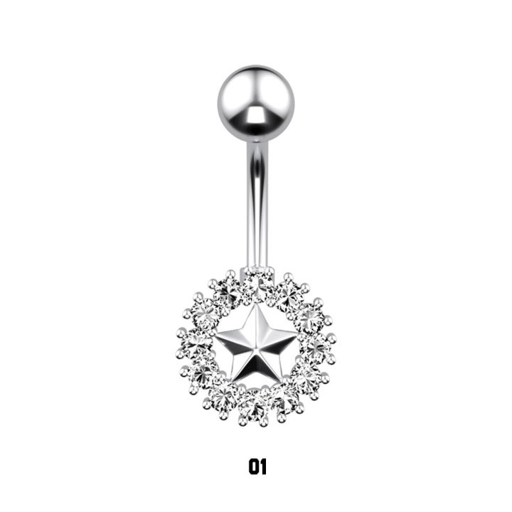 New%20Fashion%20Piercing%20Navel%20Nail%20Body%20Jewelry%20Flower%20Pendant%20Crystal%20Belly%20Button%20Rings%20for%20Women%20Girls%20#77463%20-%20Image%202