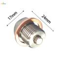 Oil Drain Plug Screw M12x1.75 Replace Parts Easy to Install Sump Drain Nut. 