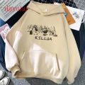 Hunter X Hunter ua Zoldyck Devil Eye Print Anime Hoodies Men Uni Streetwear Kawaii Hisoka Sweatshirt  Hop Hoody Male. 