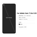LCD Screen for 6.6 inch Infinix Note 7 Lite X656 LCD Touch Screen Digitizer Assembly with Repair Tool and Glue , For X655 CD6 CD.